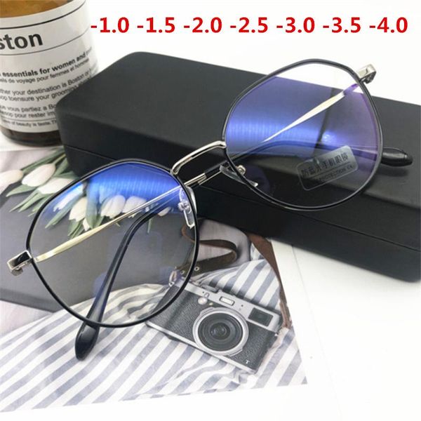 fashion sunglasses frames -1.0 1.5 2.0 to 4.0 finished myopia glasses women men metal prescription shortsighted eyewear anti blue ligth eyeg, Black
fashion sunglasses frames -1.0 1.5 2.0 to 4.0 finished myopia glasses women men metal prescription shortsighted eyewear anti blue ligth eyeg, Black