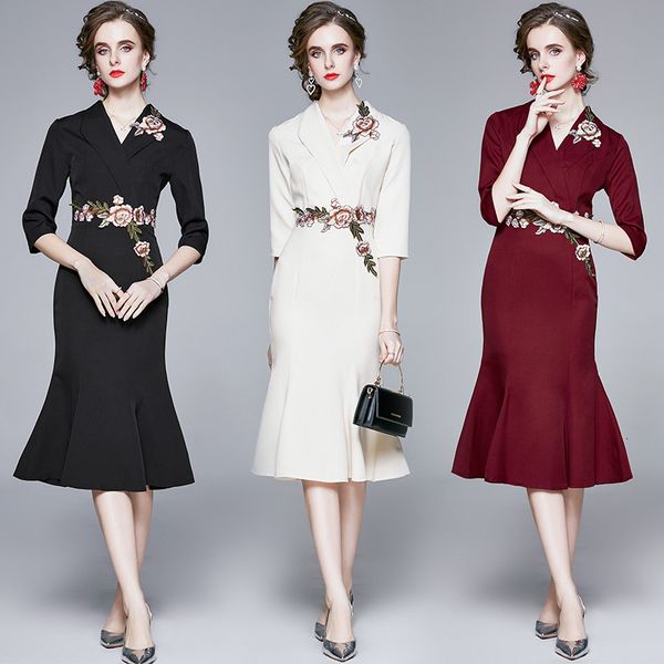 suit 2021 autumn slim embroidery fashion temperament commuter medium and long fishtail skirt, Black;gray
suit 2021 autumn slim embroidery fashion temperament commuter medium and long fishtail skirt, Black;gray