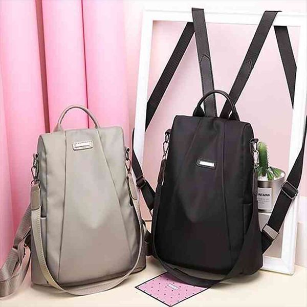 womens backpack casual nylon solid color school bag fashion detachable shoulder strap
womens backpack casual nylon solid color school bag fashion detachable shoulder strap