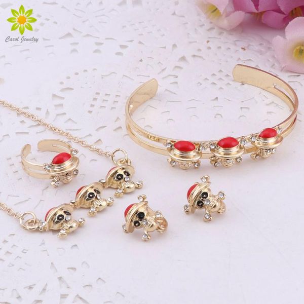 wedding jewelry sets gold-color baby set gift children cute skull pendant kids jewellery ring earring bracelet necklace, Slivery;golden
wedding jewelry sets gold-color baby set gift children cute skull pendant kids jewellery ring earring bracelet necklace, Slivery;golden