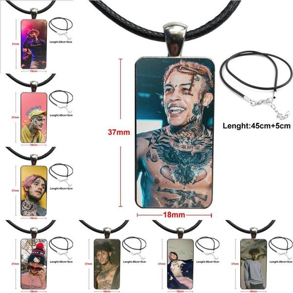 pendant necklaces lil peep rose bird logo hip hop rapper glass cabochon necklace rectangle fashion for party gift, Silver
pendant necklaces lil peep rose bird logo hip hop rapper glass cabochon necklace rectangle fashion for party gift, Silver