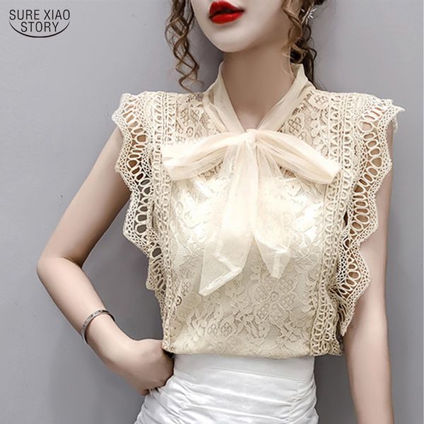 solid hollow out shirt korean fashion clothing vintage sleeveless 2021 womens and blouses lace patchwork blusas 210303, White
solid hollow out shirt korean fashion clothing vintage sleeveless 2021 womens and blouses lace patchwork blusas 210303, White