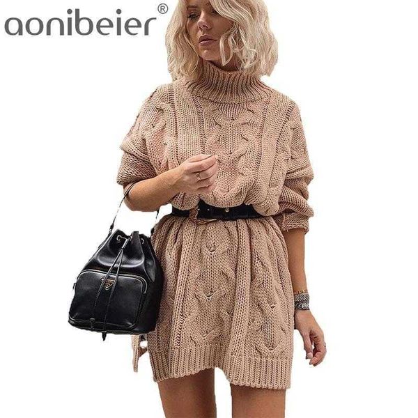 aonobeier fashion twist knitted women turtleneck sweater autumn winter long sleeve pullover loose casual ladies jumper 210604, White;black
aonobeier fashion twist knitted women turtleneck sweater autumn winter long sleeve pullover loose casual ladies jumper 210604, White;black