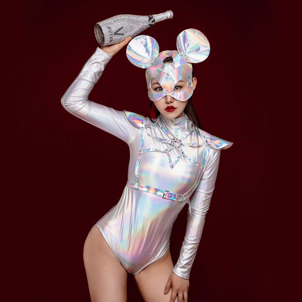 stage costumes silver bodysuit headwear birthday celebrate outfits for women bar gogo dance rave clothes dj show wear vdb3204, Black;red
stage costumes silver bodysuit headwear birthday celebrate outfits for women bar gogo dance rave clothes dj show wear vdb3204, Black;red