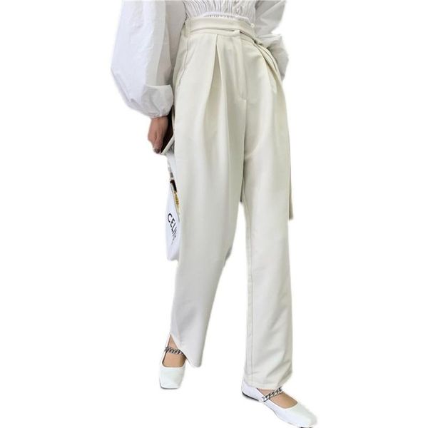 women's pants & capris office suit drape classic high waist wide leg women spring korean loose plus size chic trouser female, Black;white
women's pants & capris office suit drape classic high waist wide leg women spring korean loose plus size chic trouser female, Black;white