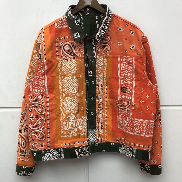 2021 new kapital cashew flores lado duplo wearcloth masculina mulher 1:1 boa qualidade casual alta rua splicing chique do vintage jaqueta rw, Black
2021 new kapital cashew flores lado duplo wearcloth masculina mulher 1:1 boa qualidade casual alta rua splicing chique do vintage jaqueta rw, Black