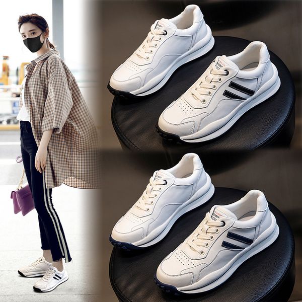 shoes women's autumn 2021 leather sports running forrest gump shoes thick bottom increased flat casual white, Black;white
shoes women's autumn 2021 leather sports running forrest gump shoes thick bottom increased flat casual white, Black;white