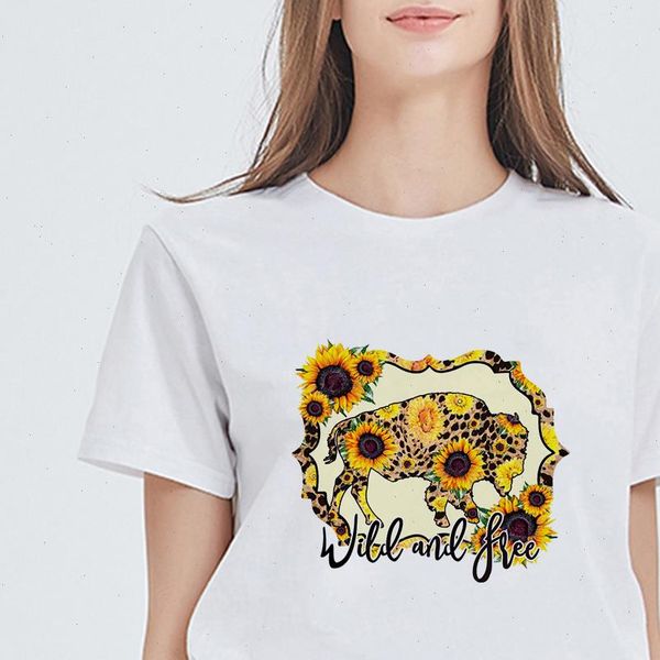 sunflower and cattle creative graphic cartoon print new t shirt female summer kawaii short sleeve casual round neck t shirt, White
sunflower and cattle creative graphic cartoon print new t shirt female summer kawaii short sleeve casual round neck t shirt, White