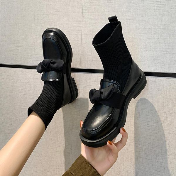 boots 2021 ladies thick-soled fashion girl korean version of the british style women's casual leather shoes, Black
boots 2021 ladies thick-soled fashion girl korean version of the british style women's casual leather shoes, Black
