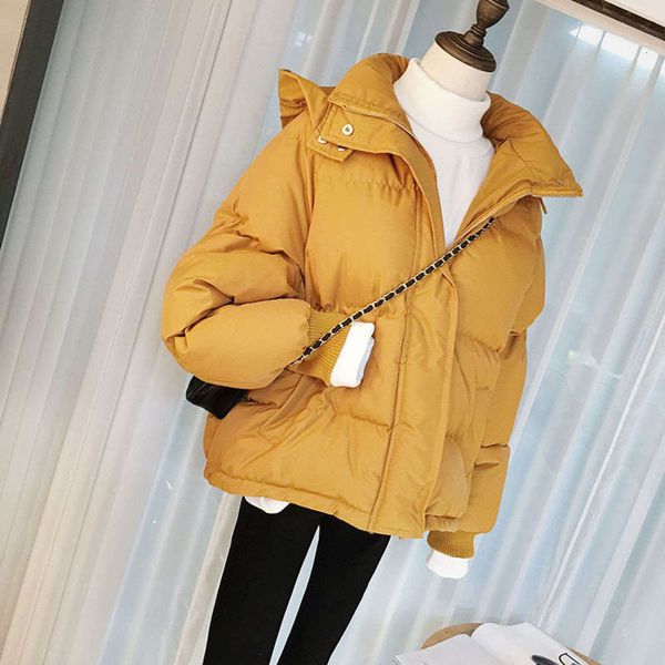 2021off season women's short thickened student bread 2020 winter new cotton padded clothes korean loose coat, Black
2021off season women's short thickened student bread 2020 winter new cotton padded clothes korean loose coat, Black