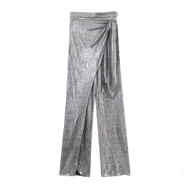 2021 new women chic side tie knot wrap wide leg pants vintage high waist zipper fly female trousers mujer lg3p, Black;white
2021 new women chic side tie knot wrap wide leg pants vintage high waist zipper fly female trousers mujer lg3p, Black;white