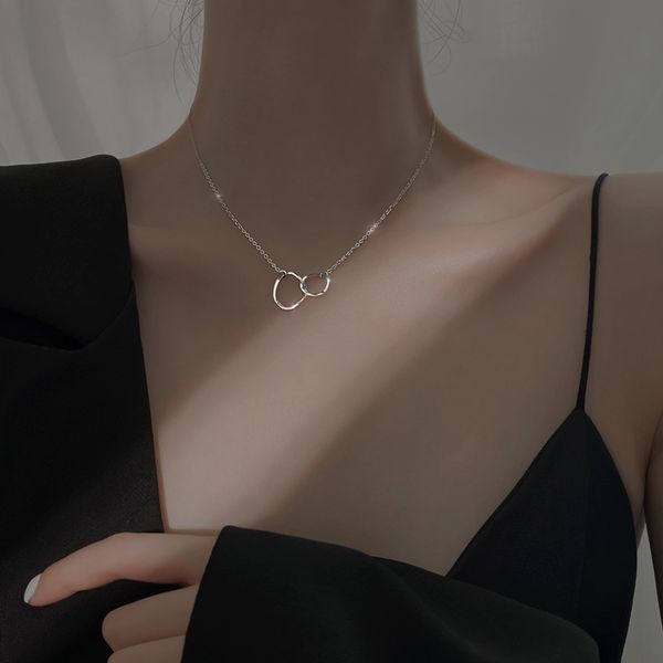 boutique jewelry for women geometric necklace light luxury niche design feeling necklace new female collarbone chain summer, Silver
boutique jewelry for women geometric necklace light luxury niche design feeling necklace new female collarbone chain summer, Silver