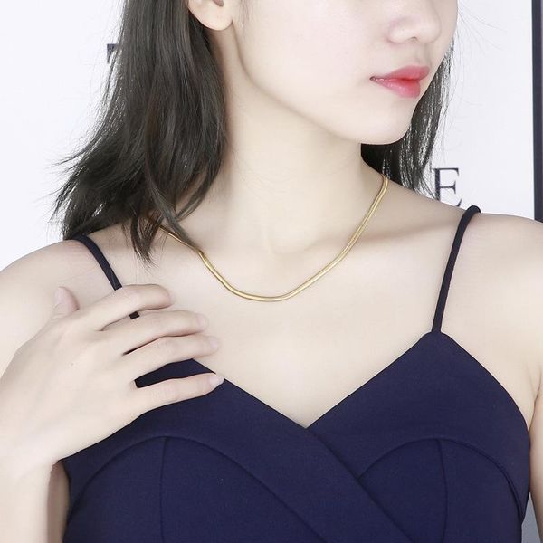 chains fashion women letter stainless steel multisizes link chain necklace jewelry for pendant gift, Silver
chains fashion women letter stainless steel multisizes link chain necklace jewelry for pendant gift, Silver