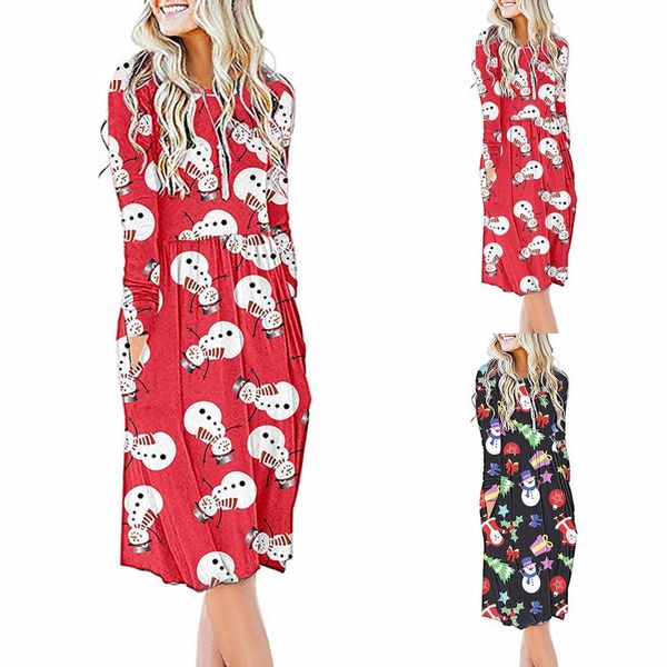 casual dresses christmas print party dress women o neck long sleeve loose pocket knee length oversized festival woman 40#, Black;gray
casual dresses christmas print party dress women o neck long sleeve loose pocket knee length oversized festival woman 40#, Black;gray
