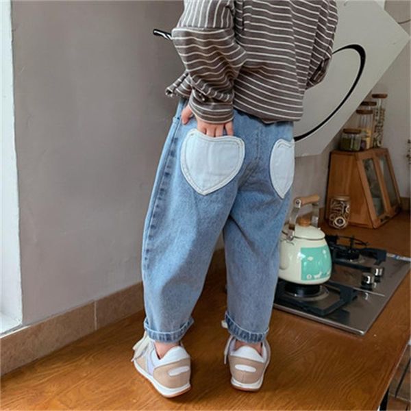trousers girls' fashion jeans 2021 autumn children's korean style trendy casual pants, Blue
trousers girls' fashion jeans 2021 autumn children's korean style trendy casual pants, Blue