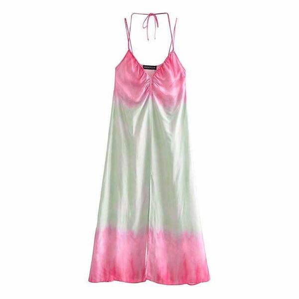 summer women tie dye camisole halter dress elegant casual fashion chic lady straps woman long sling dress 210709, Black;gray
summer women tie dye camisole halter dress elegant casual fashion chic lady straps woman long sling dress 210709, Black;gray