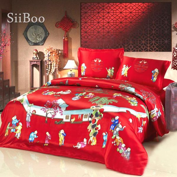 bedding sets siiboo 100% natural silk duvet set super grade wedding gift traditional chinese style meaning having baby soon sp6478
bedding sets siiboo 100% natural silk duvet set super grade wedding gift traditional chinese style meaning having baby soon sp6478