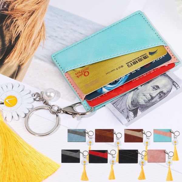 card holders fashion daisy tassel bag pu leather slim id/bank/ holder multi slot wallet women men business cards cover, Brown;gray
card holders fashion daisy tassel bag pu leather slim id/bank/ holder multi slot wallet women men business cards cover, Brown;gray