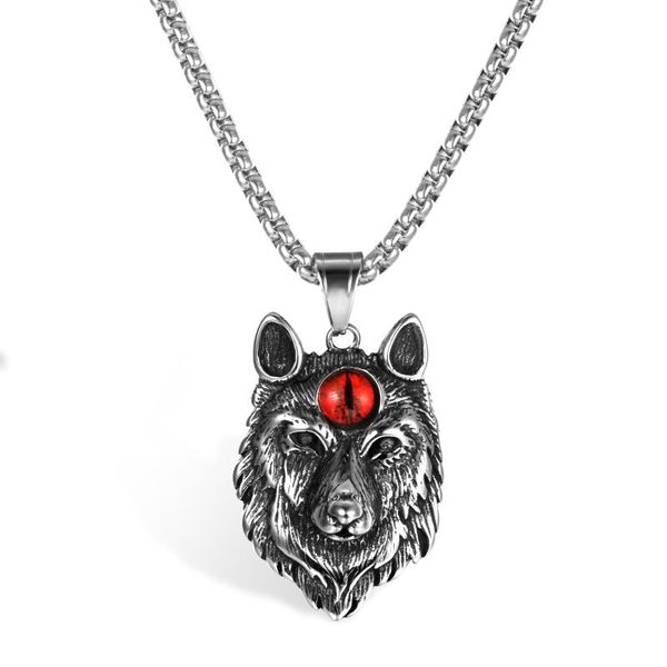 pendant necklaces boniskiss 2021 wolf head necklace biker stainless steel cool jewelry animal charm wholesale vintage punk men gift, Silver
pendant necklaces boniskiss 2021 wolf head necklace biker stainless steel cool jewelry animal charm wholesale vintage punk men gift, Silver