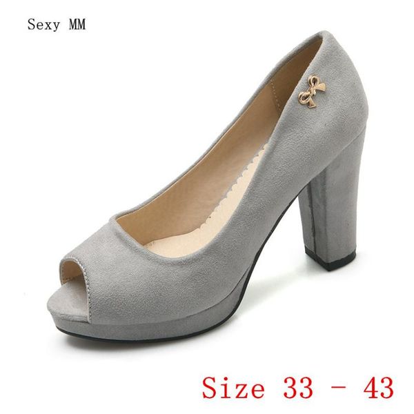 dress shoes women high heels peep toe platform pumps woman party wedding heel kitten plus size 33 - 40 41 42 43, Black
dress shoes women high heels peep toe platform pumps woman party wedding heel kitten plus size 33 - 40 41 42 43, Black
