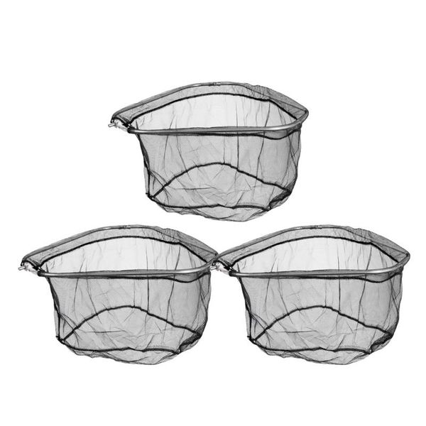 fishing accessories 3pcs stainless steel triangle nylon mesh landing fish net head high dense tackle
fishing accessories 3pcs stainless steel triangle nylon mesh landing fish net head high dense tackle