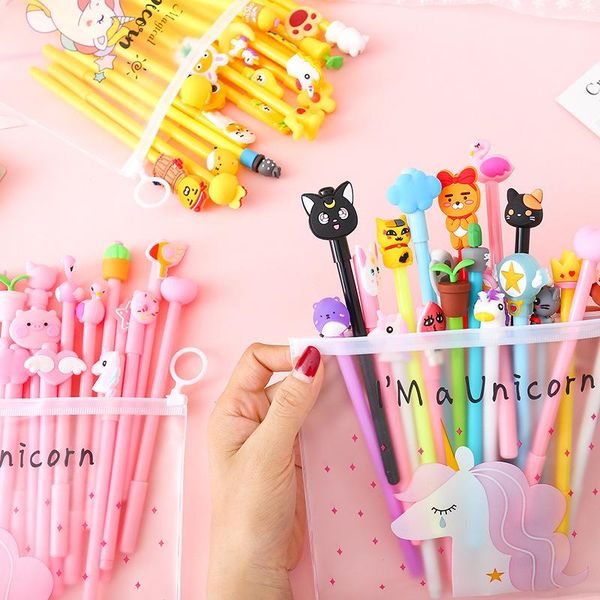 gel pens 20 pcs/ lot and pen bag black 0.5mm cartoon animal school combination set pink cute signature korean stationery brc
gel pens 20 pcs/ lot and pen bag black 0.5mm cartoon animal school combination set pink cute signature korean stationery brc