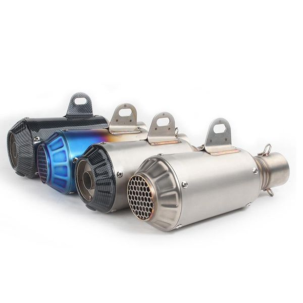motorcycle exhaust system 38mm-51mm stainless steel pipe muffler with stickers or laser complimentary db killer in various colors easy setup
motorcycle exhaust system 38mm-51mm stainless steel pipe muffler with stickers or laser complimentary db killer in various colors easy setup
