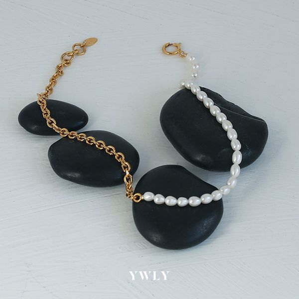 natural real pearl chain stitching necklace female french light luxury net red temperament design sense necklace female ywly, Silver
natural real pearl chain stitching necklace female french light luxury net red temperament design sense necklace female ywly, Silver