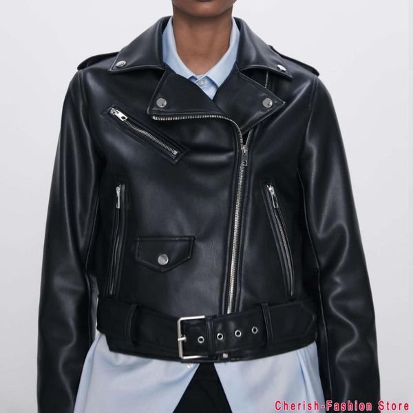 women's leather & faux women spring autumn black beige violet jackets zipper basic coat turn-down collar motor biker jacket with belt
women's leather & faux women spring autumn black beige violet jackets zipper basic coat turn-down collar motor biker jacket with belt