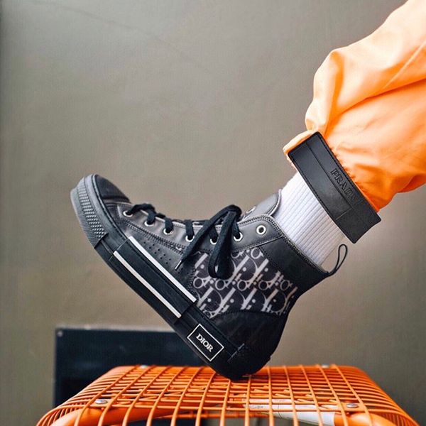 designer bee embroidery boots b23 sneakers haute tissu white oblique technical canvas high newspaper printed skateboard shoes men's spo, Black
designer bee embroidery boots b23 sneakers haute tissu white oblique technical canvas high newspaper printed skateboard shoes men's spo, Black