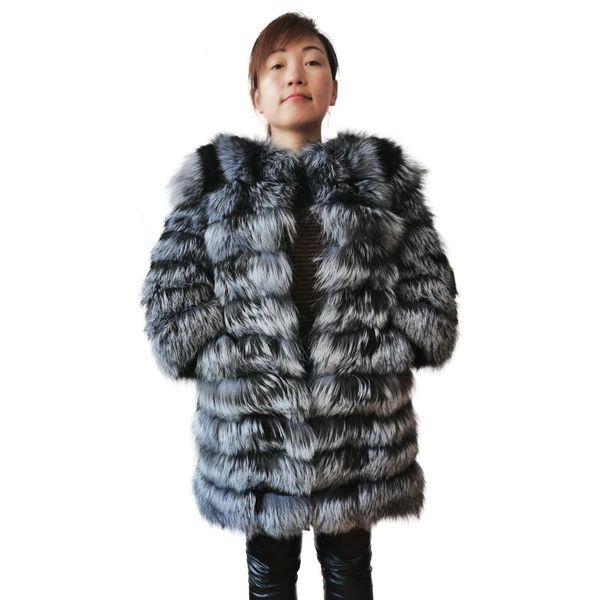 women's fur & faux real coat fashion winter silver warm sleeveless pull clasp natural, Black
women's fur & faux real coat fashion winter silver warm sleeveless pull clasp natural, Black