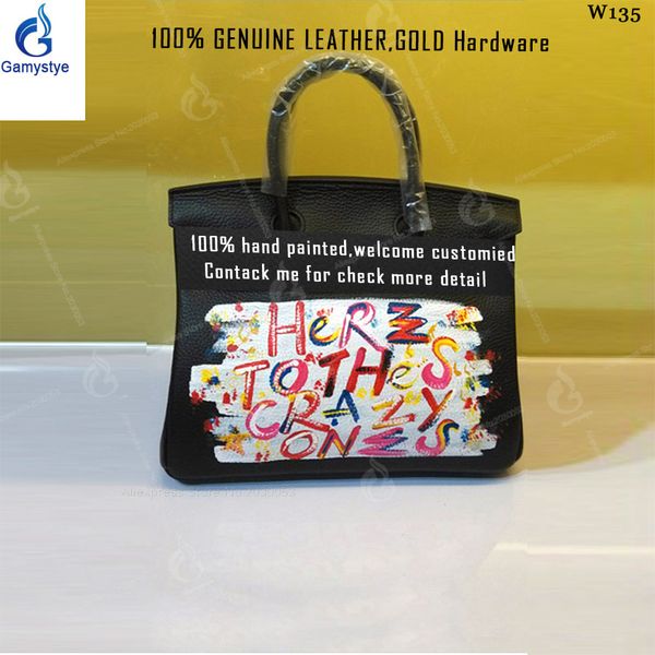 fashion designers luxury bags art graffiti crazy handmake bags womens genuine leather handbag custom text letters gifts bags, Black;red
fashion designers luxury bags art graffiti crazy handmake bags womens genuine leather handbag custom text letters gifts bags, Black;red