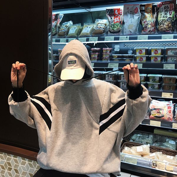 2021 new men's false two piece bat sleeves pullover high collar hat thicken loose coats hoodies cotton clothes casual sweatshirts 61v7, Black
2021 new men's false two piece bat sleeves pullover high collar hat thicken loose coats hoodies cotton clothes casual sweatshirts 61v7, Black