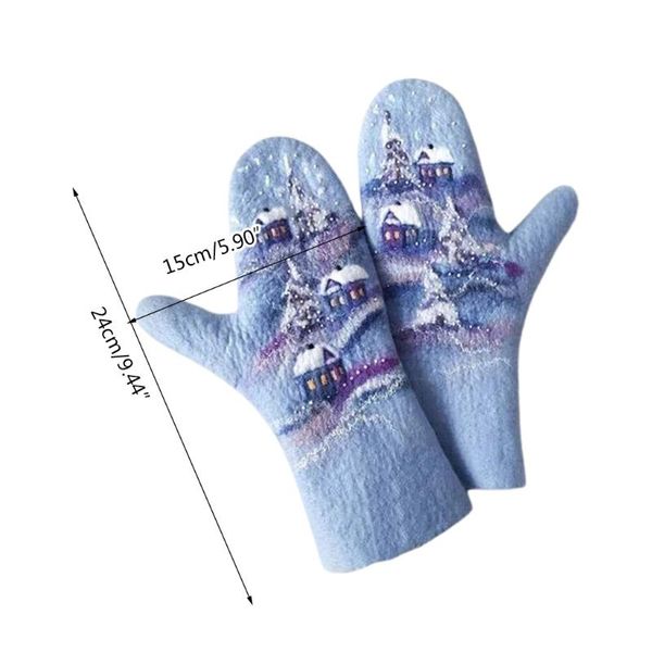 five fingers gloves women faux cashmere christmas landscape houses tree print warm mittens 6xda, Blue;gray
five fingers gloves women faux cashmere christmas landscape houses tree print warm mittens 6xda, Blue;gray