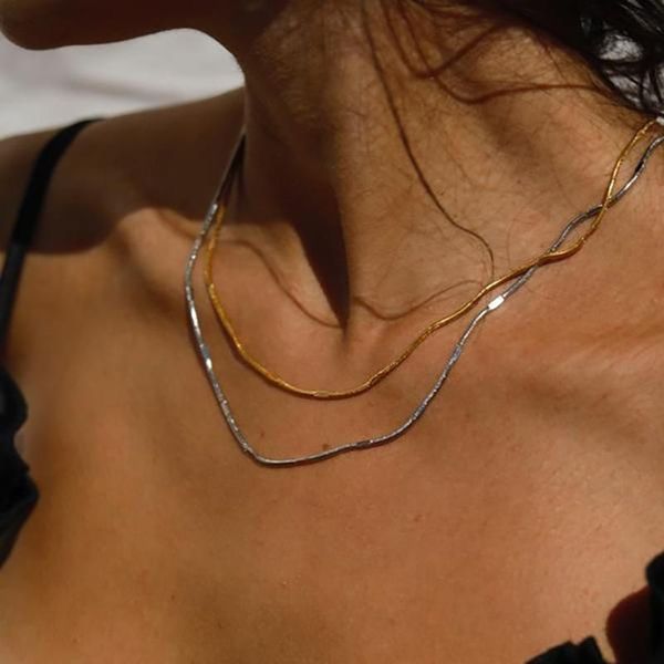 pendant necklaces gold color choker necklace for women 2 layers simple thin chain & pendants velvet chokers fashion jewelry, Silver
pendant necklaces gold color choker necklace for women 2 layers simple thin chain & pendants velvet chokers fashion jewelry, Silver