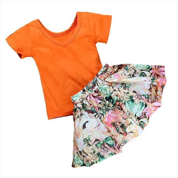 fashion kids clothes girls outfits summer baby girl set cotton short sleeve orange skirts children clothing 2 6year, White
fashion kids clothes girls outfits summer baby girl set cotton short sleeve orange skirts children clothing 2 6year, White