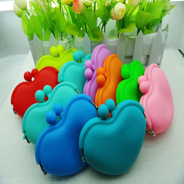 korea style new candy color cute girls mini silicone key zero bags with hasp heart shaped coin purse wallet, Red;black
korea style new candy color cute girls mini silicone key zero bags with hasp heart shaped coin purse wallet, Red;black