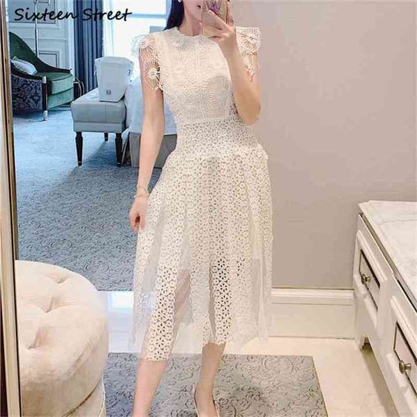 summer dresses woman beige lace runway design high waist party vestidos luxury sleeveless hollow self female 210603, Black;gray
summer dresses woman beige lace runway design high waist party vestidos luxury sleeveless hollow self female 210603, Black;gray