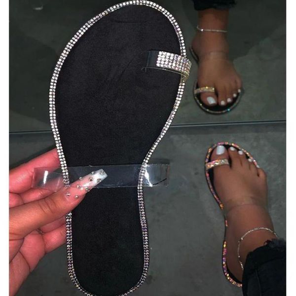 slippers slides rhinestones women transparent flat outdoor beach open toe non slip zapatillas mujer casa 2021, Black
slippers slides rhinestones women transparent flat outdoor beach open toe non slip zapatillas mujer casa 2021, Black