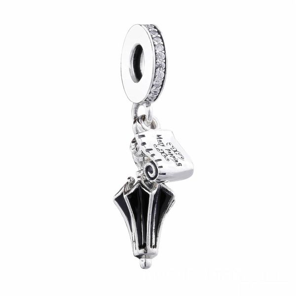 100% 925 sterling silver mary poppins umbrella dangle clear cz & black enamel charm bead fits european jewelry charm bracelets
100% 925 sterling silver mary poppins umbrella dangle clear cz & black enamel charm bead fits european jewelry charm bracelets