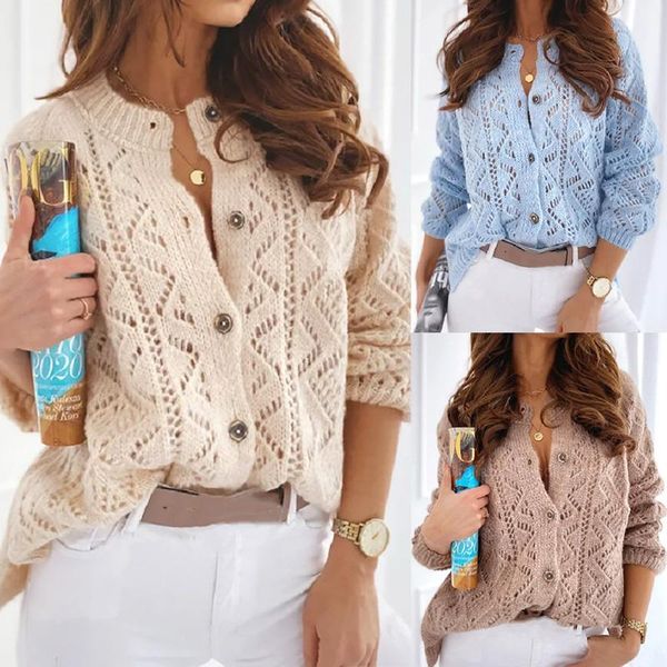women's knits & tees knitted cardigans for women sweater autumn long sleeve loose coat casual button collarless jacket elegant female h, White
women's knits & tees knitted cardigans for women sweater autumn long sleeve loose coat casual button collarless jacket elegant female h, White