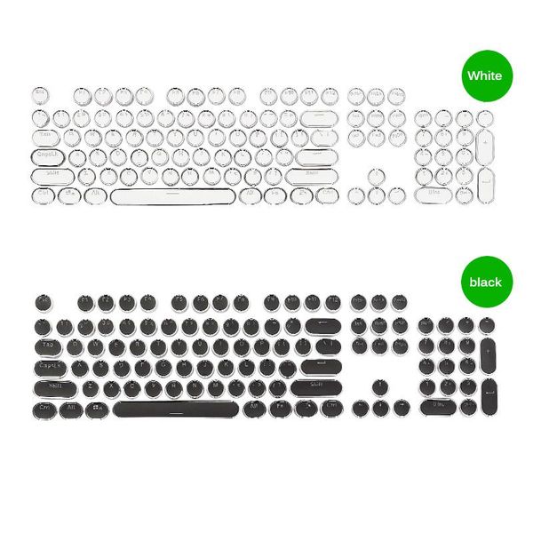 104 keys retro style caps with fancy led 104-key cross-type spindle mechanical keyboards punk typewriter round key cap 2021
104 keys retro style caps with fancy led 104-key cross-type spindle mechanical keyboards punk typewriter round key cap 2021