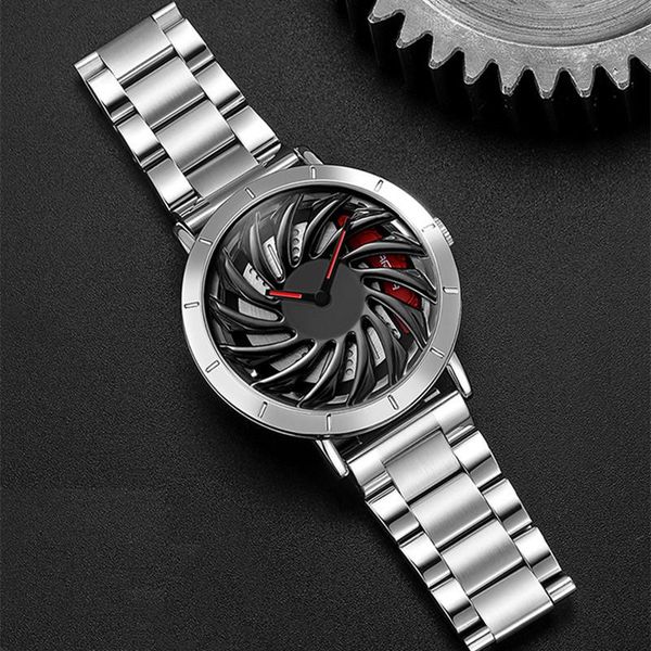 wristwatches men's sports watches stainless steel band wheel series dial watch military quartz wristwatch relogio masculino, Slivery;brown
wristwatches men's sports watches stainless steel band wheel series dial watch military quartz wristwatch relogio masculino, Slivery;brown