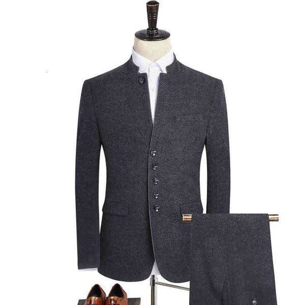 Men's Suits & Blazers European version large wool thickened suit men's casual Chinese style Zhongshan MZ5Y, White;black
Men's Suits & Blazers European version large wool thickened suit men's casual Chinese style Zhongshan MZ5Y, White;black