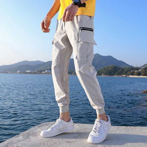 men's overalls multi-pockets harem jogger harajuku athletic pants hip hop casual harem fashion man pants, Black
men's overalls multi-pockets harem jogger harajuku athletic pants hip hop casual harem fashion man pants, Black