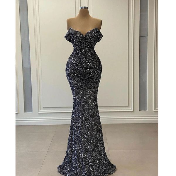 sequined mermaid prom dress floor length off shoulder evening gowns for women elegant party gown custom made, Black
sequined mermaid prom dress floor length off shoulder evening gowns for women elegant party gown custom made, Black
