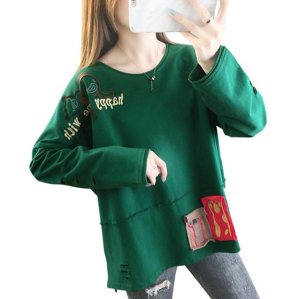 women's t-shirt oversize t-shirts fashion cartoon print embroidery cats lengthened teen girls clothing cute women clothes, White
women's t-shirt oversize t-shirts fashion cartoon print embroidery cats lengthened teen girls clothing cute women clothes, White