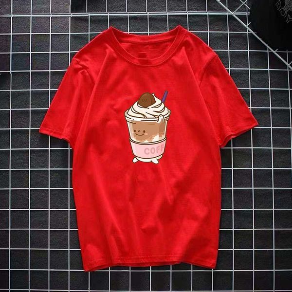 men's t-shirts a cup of milk tea printing cartoon summer t-shirt men and women the same round neck trend street half-sleeved pure cotto, White;black
men's t-shirts a cup of milk tea printing cartoon summer t-shirt men and women the same round neck trend street half-sleeved pure cotto, White;black
