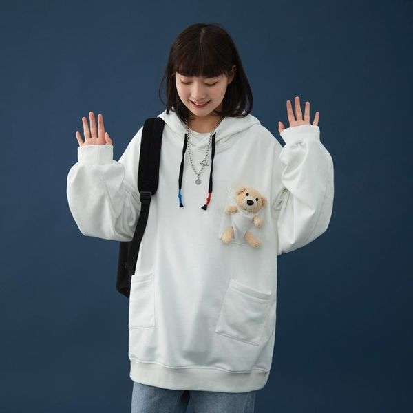 men's hoodies & sweatshirts little bear ornament women streetwear harajuku hip hop oversized women's novelty 2021, Black
men's hoodies & sweatshirts little bear ornament women streetwear harajuku hip hop oversized women's novelty 2021, Black