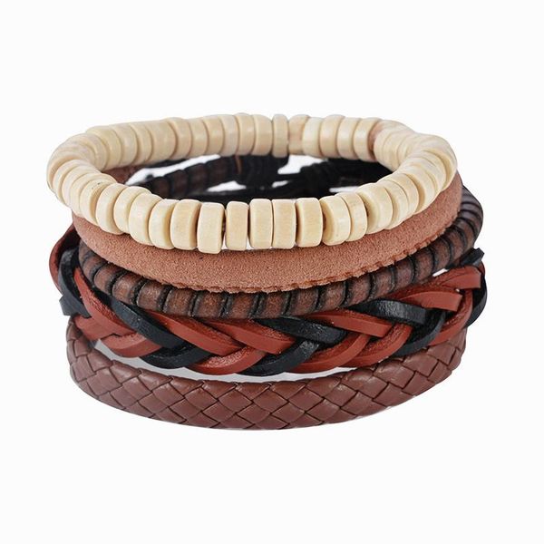 tennis lasperal 1set (3-4pcs) fashion charm leather bracelet multilayer beaded cuff for women men punk rock casual jewelry, Golden;silver
tennis lasperal 1set (3-4pcs) fashion charm leather bracelet multilayer beaded cuff for women men punk rock casual jewelry, Golden;silver